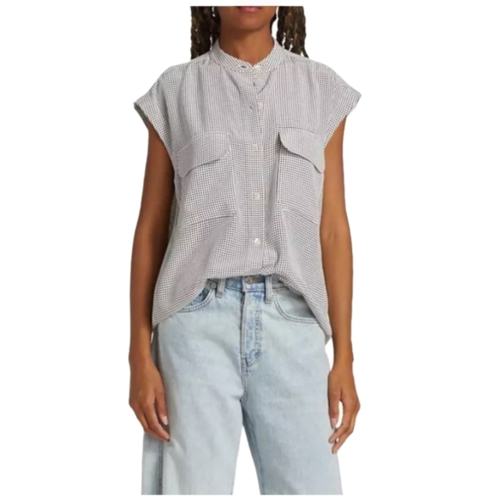 NWT EQUIPMENT ‘Covisa’ Silk Shirt, Sz S, Retail $250